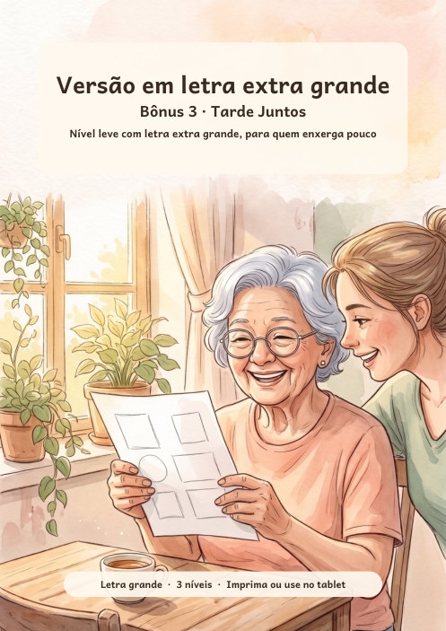 Capa do bônus Letra Extra Grande